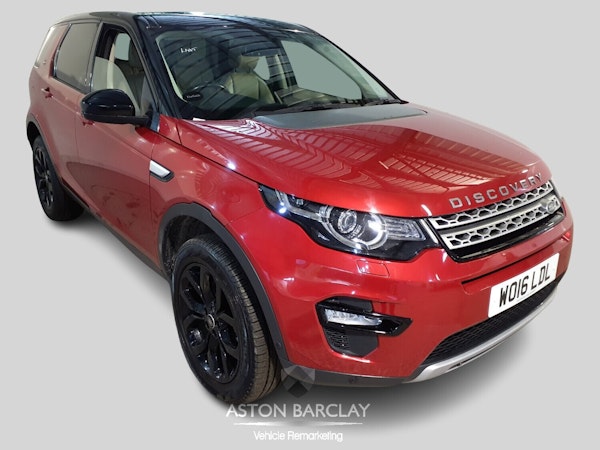 WO16LDL - LAND ROVER DISCOVERY SPORT DIESEL SW 2.0 TD4 180 HSE 5dr Auto Diesel RED