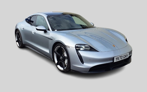 YK70GKH - PORSCHE TAYCAN SALOON 390kW 4S 79kWh 4dr Auto Electric SILVER